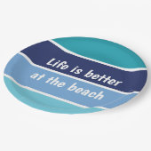 人生はビーチ ペーパープレート (アングル)