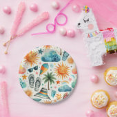 人生はビーチ ペーパープレート (パーティー)