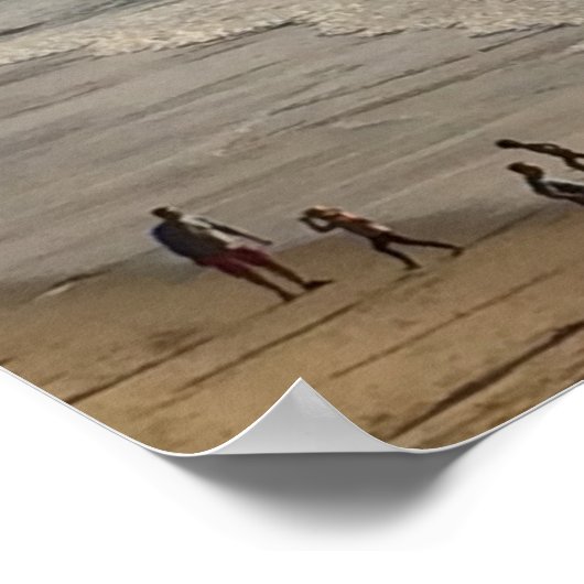 人生はビーチ ポスター (角)