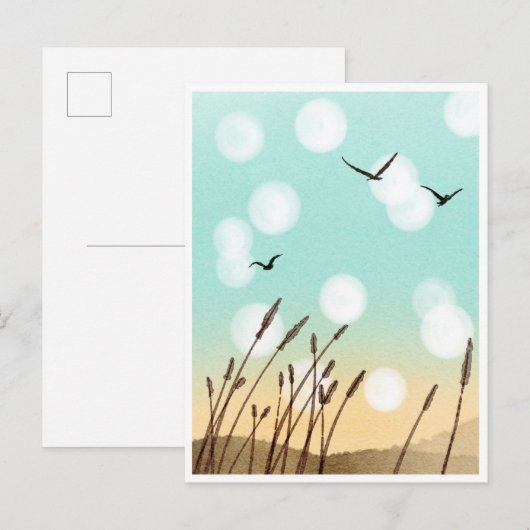 人生はビーチ ポストカード (正面/裏面)