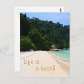 人生はビーチ ポストカード (正面/裏面)