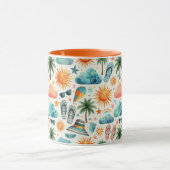 人生はビーチ マグカップ (中央)