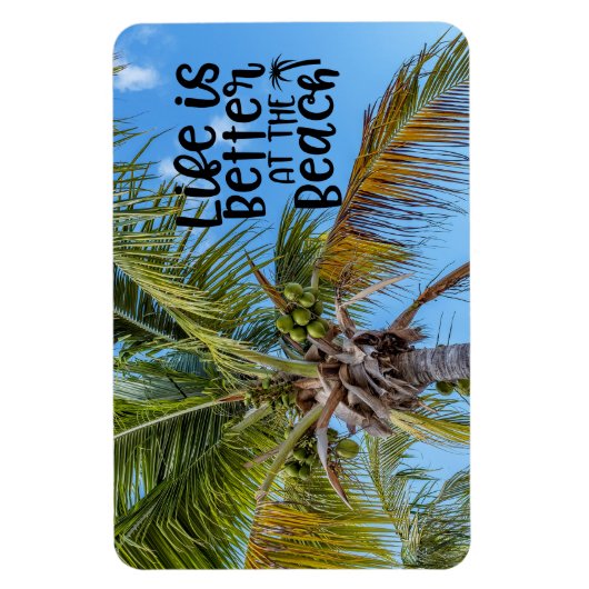 人生はビーチ マグネット (縦)