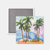 人生はビーチ マグネット (正面/裏面)