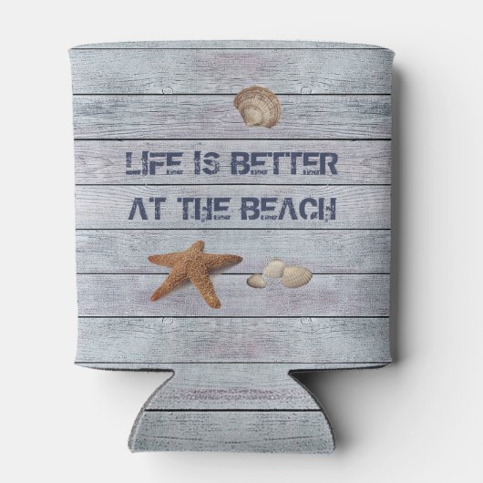 人生はビーチ 缶クーラー (裏面)