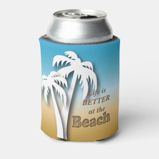 人生はビーチ 缶クーラー (缶裏面)