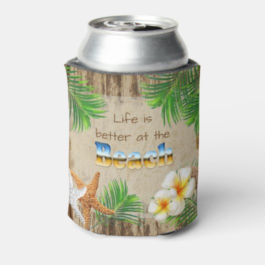 人生はビーチ 缶クーラー (缶裏面)