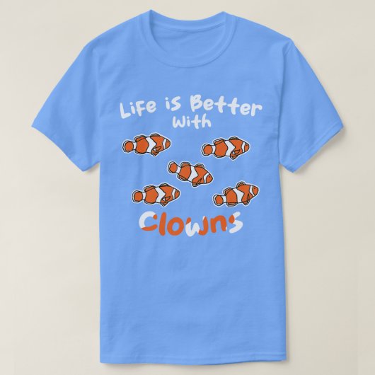 人生はピエロ Tシャツ (デザイン正面)