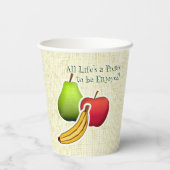 人生はピクニックだ！（個人用マグカップ） 紙コップ (裏面)