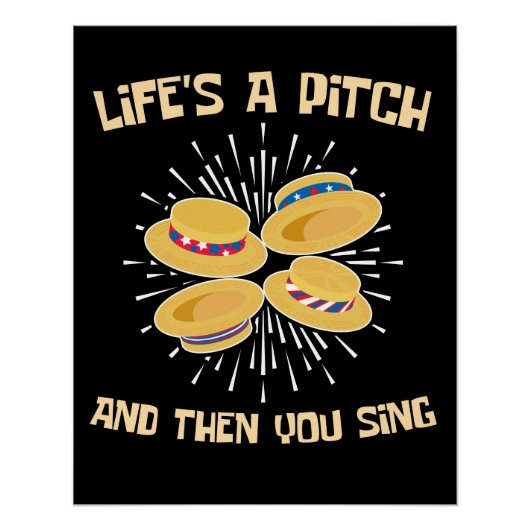 人生はピッチで、その後、あなたはBarbershop歌手を歌う ポスター (正面)