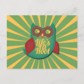 人生はフーフクロウ ポストカード (正面)