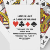 人生はブリッジ決定論の自由な意志のゲーム トランプ