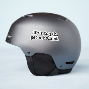 人生はヘルメットを手に入れるのが難しい シール