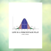 人生はベルの曲線の統計の遊ユーモアのパーセンテージである ウィンドウサイン (シート3)