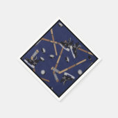 人生はホッケーだ スタンダードカクテルナプキン (角)