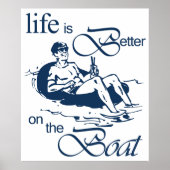 人生はボートの上でおもしろいより良い ポスター (正面)