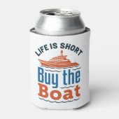 人生はボート買ボイティングの短い 缶クーラー (缶正面)