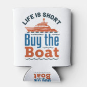 人生はボート買ボイティングの短い 缶クーラー (裏面)