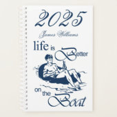 人生はボートRowboat漫画の上でおもしろいより良い プランナー手帳 (正面)