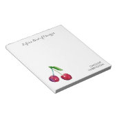 人生はボールのさくらんぼかわいいロマンチックなコケット ノートパッド (アングル)