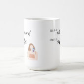 人生はマグの自撮りの厄介な連鎖 コーヒーマグカップ (中央)
