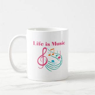 人生はマグカップの音楽 コーヒーマグカップ