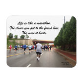 人生はマラソンの磁石のようなものだ マグネット (横)