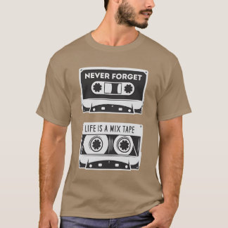 人生はミスターミックステープだという名言を決して忘れない ヴィンテージ Tシャツ