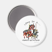 人生はメリー終わりだ マグネット (正面/裏面)