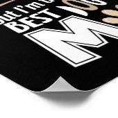 人生はラフだが私は犬の最高の母だ！ ポスター (角)