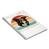 人生はラフだ…でも私はまだポーシティブでポジティブだ ノートブック (右側)