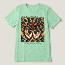 人生はリフレクソロジーTシャツの方が好い トライブレンドＴシャツ