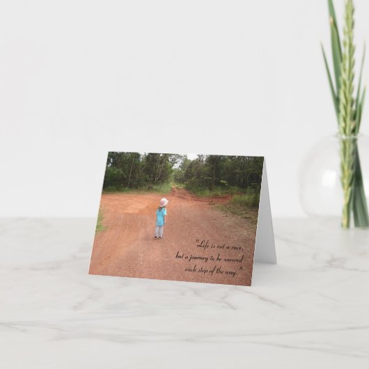 "人生はレースではない…" - v2 カード (正面)