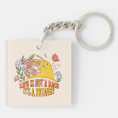 人生はレースではなく、旅だ キーホルダー (裏面)