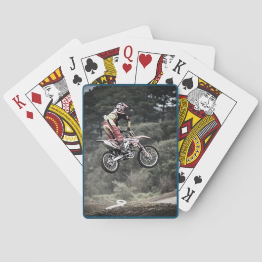 人生はレースのバイブ前向きーとバイクだ トランプ (裏面)