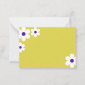 人生はレース引用文のノートカードのようなものだ ノートカード (裏面)