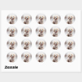 人生はワイルドだけど子犬は愛しい ラウンドシール (シート)
