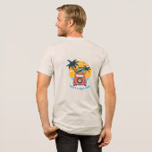 人生はワイルドな旅 トライブレンドTシャツ (フル背面)
