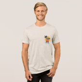 人生はワイルドな旅 トライブレンドTシャツ (正面全面)