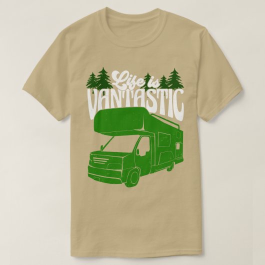 人生はヴァンタスティックのキャンパーファンオーナーギフト Tシャツ (デザイン正面)