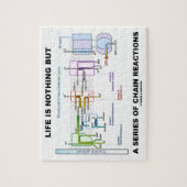 人生は一連の連鎖反応に過ぎない ジグソーパズル (縦)