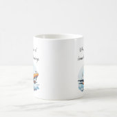 人生は一連の離陸と着陸だ コーヒーマグカップ (中央)
