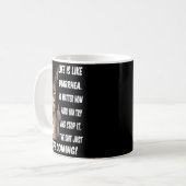 人生は下痢のよう コーヒーマグカップ (正面左)