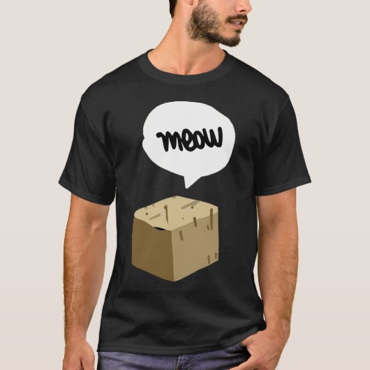 人生は不思議なウォーレンのシャツ・シュリンディンガーの猫 Tシャツ (正面)