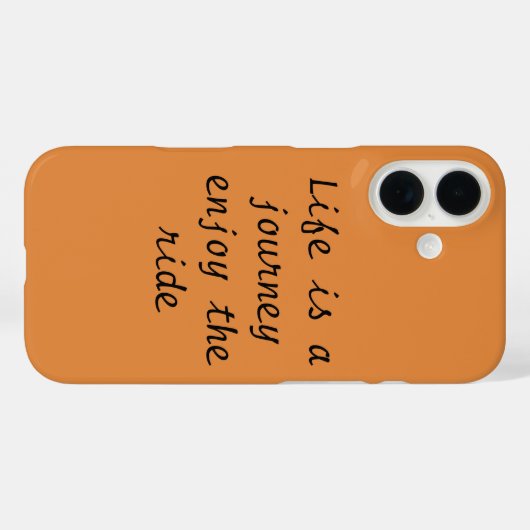 「人生は乗り物楽しむの旅だ」IPhoneケース Case-Mate iPhoneケース (裏面 (横))