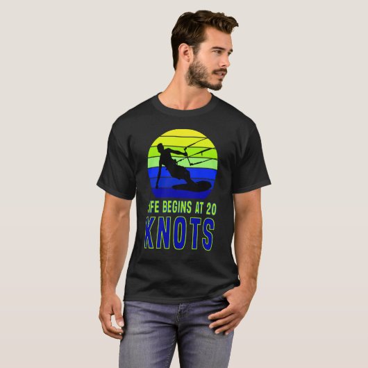 人生は二十ノットのTシャツで始まる Tシャツ (正面フル)