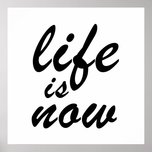 人生は今だ ポスター (正面)