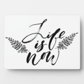 人生は今 フォトプラーク (正面)