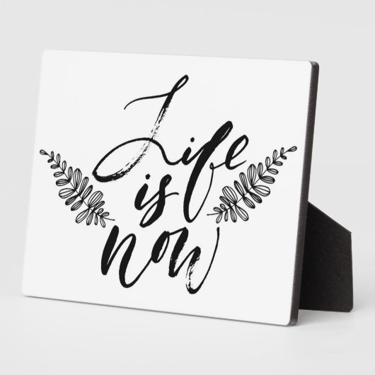 人生は今 フォトプラーク (側面)