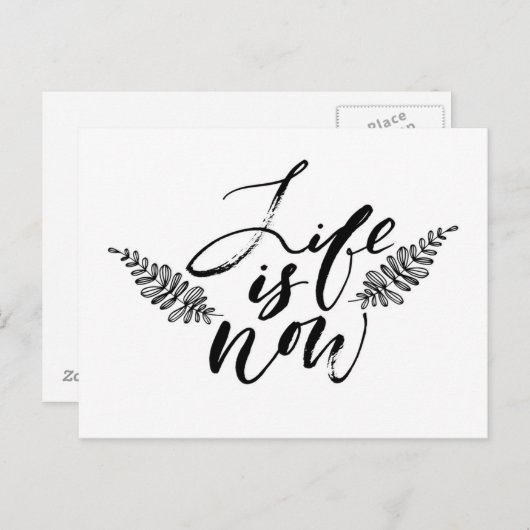 人生は今 ポストカード (正面/裏面)